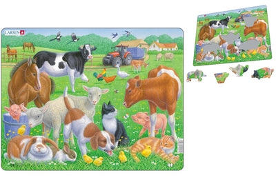 Kid's Jigsaws, Pets and Farm Animals Puzzle