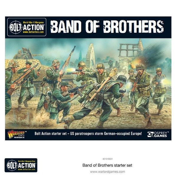 Warlord Games Band Of Brothers - Bolt Action 3rd Edition Starter Set 28mm WWII - Jeu De Stratégie Pour 2 Joueurs