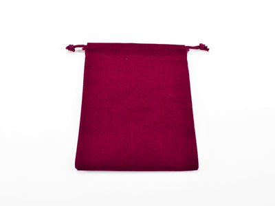 Accessories, Dice Bag Suedecloth Small Burgundy