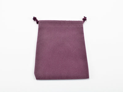 Dice, Dice Bag Suedecloth Small Purple