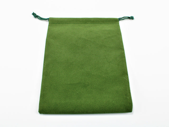 Dice Bag Suedecloth Large Green