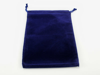 Dice, Dice Bag Suedecloth Large Royal Blue
