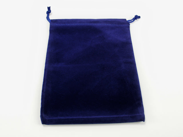 Dice Bag Suedecloth Large Royal Blue