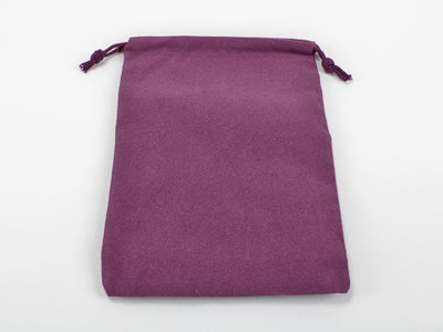 Dice, Dice Bag Suedecloth Large Purple