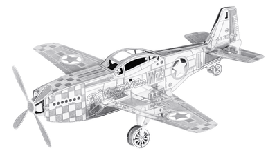 3D Jigsaw Puzzles, Metal Earth: P-51 Mustang