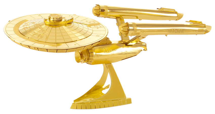 Metal Earth: Star Trek Gold USS Enterprise NCC-1701