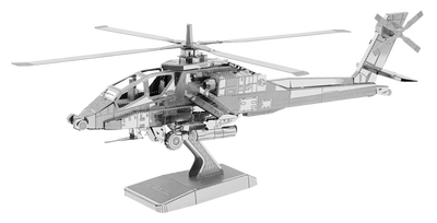 3D Jigsaw Puzzles, Metal Earth: AH-64 Apache Helicopter