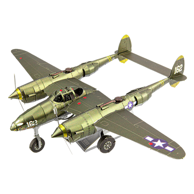 3D Jigsaw Puzzles, Metal Earth ICONX: P-38 Lightning