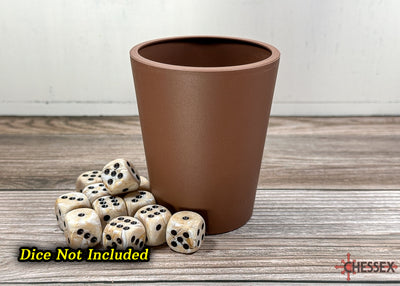 Accessories, Flexible Dice Cup Brown