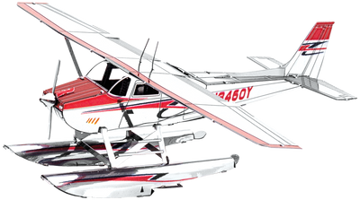 3D Jigsaw Puzzles, Metal Earth: Cessna 182 Floatplane