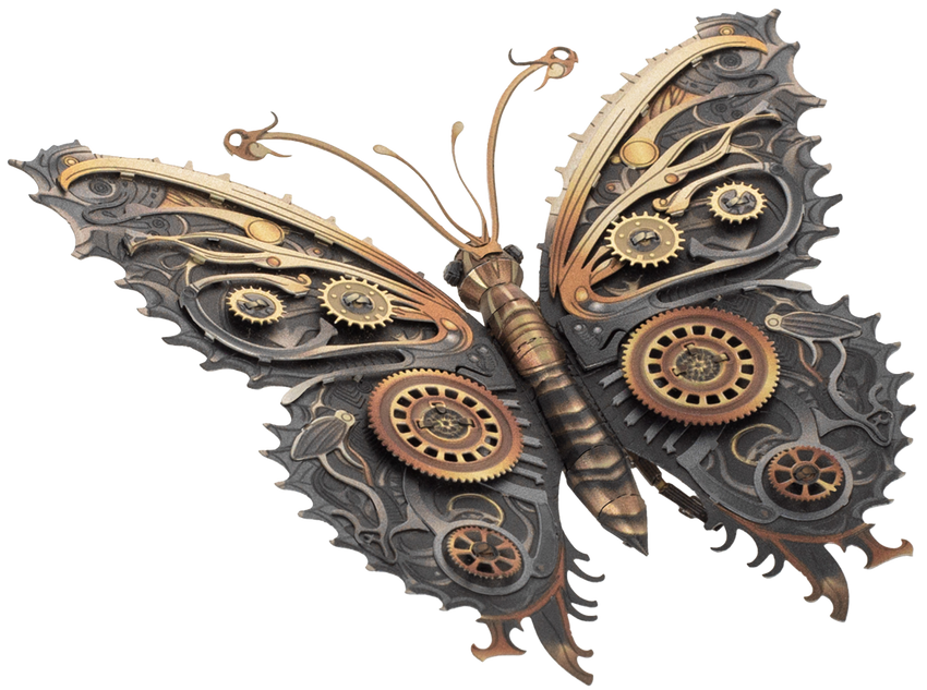 Metal Earth: Steampunk Butterfly