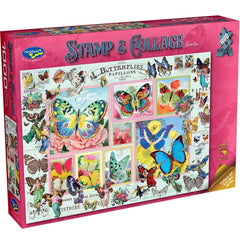 Stamp & Collage Butterflies 1000PC