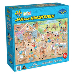 Jan van Haasteren: The Riding School 100pc Mini Puzzle