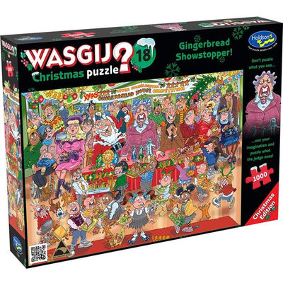 Jigsaw Puzzles, Wasjig Christmas 18 Gingerbread Showstopper 1000PC