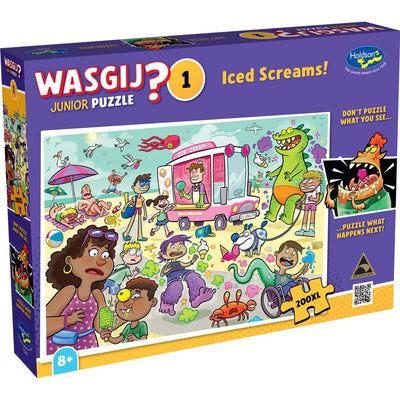 Kid's Jigsaws, Wasgij Junior 1: Ice Screams 200pc XL Puzzle