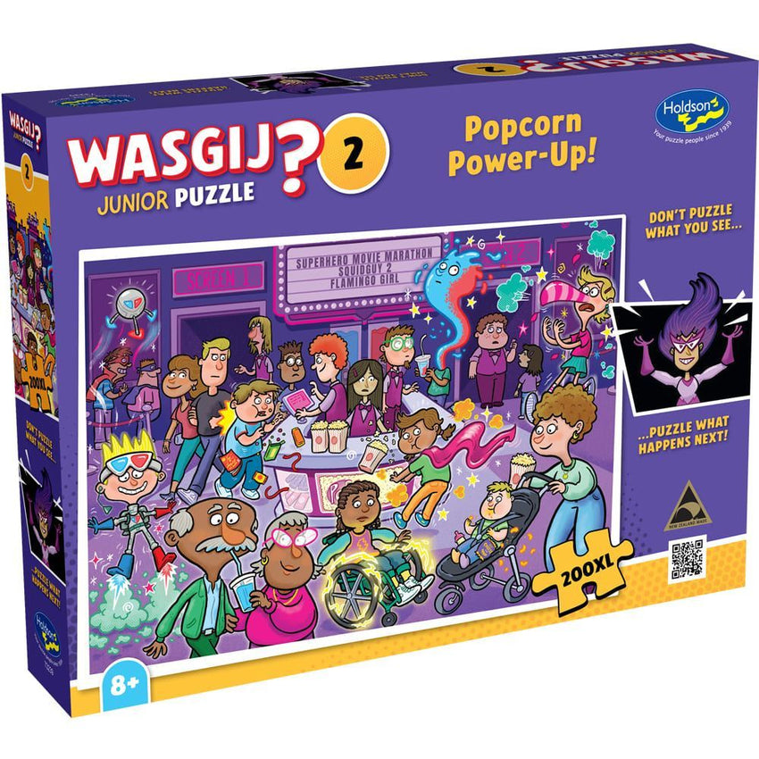 Wasgij Junior 2: popcorn Power-Up! 200pc XL Puzzle
