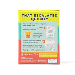 That Escalated Quickly: Grab & Game Edition