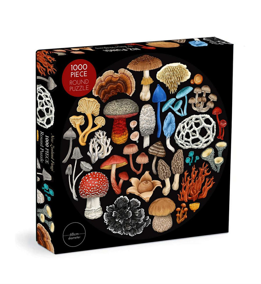 Wolfkamp & Stone: Fungi 1000pc Round Puzzle