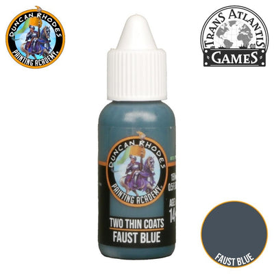 Hobby Paint, Two Thin Coats: Faust Blue 15ml