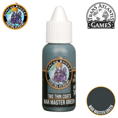 Hobby Paint, Two Thin Coats: War Master Green 15ml