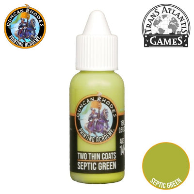 Hobby Paint, Two Thin Coats: Septic Green 15ml