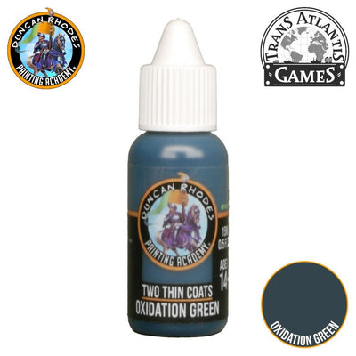 Hobby Paint, Two Thin Coats: Oxidation Green 15ml