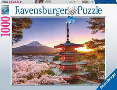 Ravensburger: Mount Fuji Cherry Blossom View 1000pc Puzzle