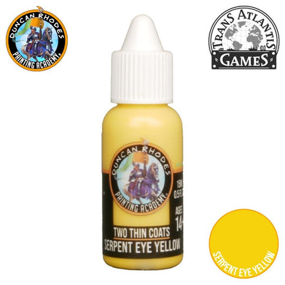 Hobby Paint, Two Thin Coats: Serpent Eye Yellow 15ml