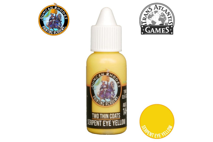 Two Thin Coats: Serpent Eye Yellow 15ml