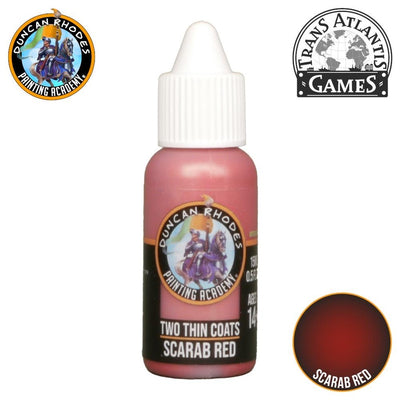 Hobby Paint, Two Thin Coats: Scarab Red 15ml