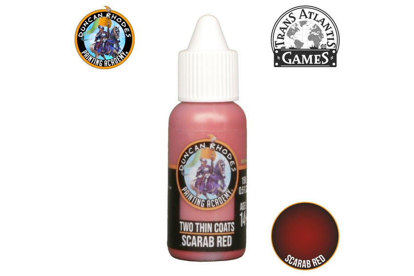 Two Thin Coats: Scarab Red 15ml