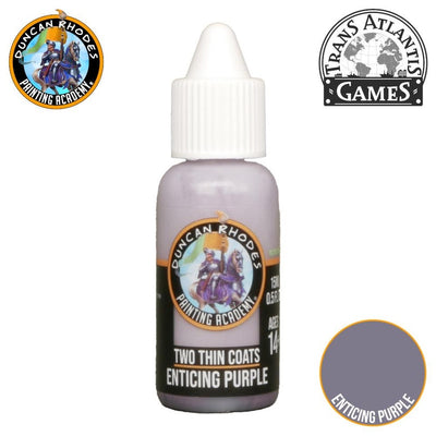 Hobby Paint, Two Thin Coats: Enticing Purple 15ml