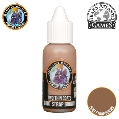 Hobby Paint, Two Thin Coats: Boot Strap Brown 15ml