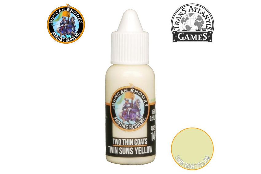 Two Thin Coats: Twin Suns Yellow 15ml