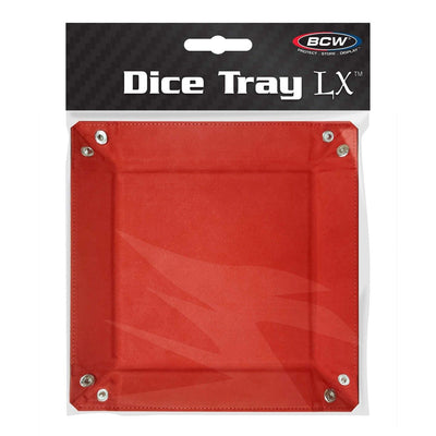 Accessories, BCW Square Dice Tray – Red