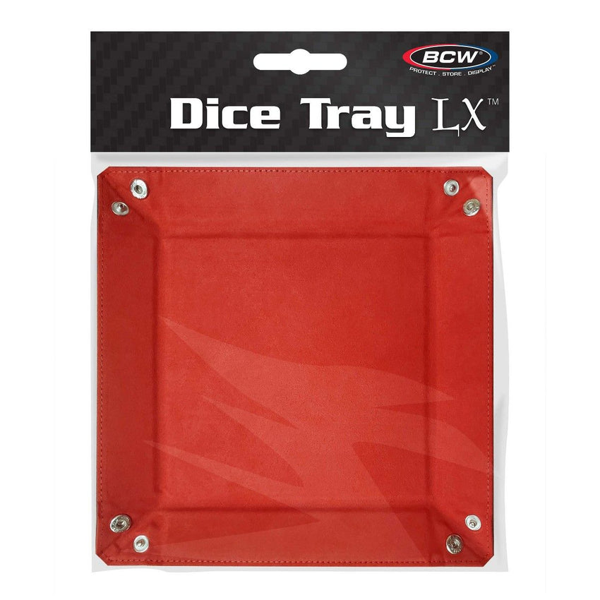 BCW Square Dice Tray – Red