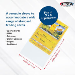 BCW: Standard Card Sleeves 67mm x 92mm 100 Pack