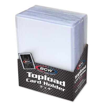 Accessories, BCW: Topload Card Holder Standard 25 Pack