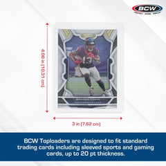 BCW: Topload Card Holder Standard 25 Pack