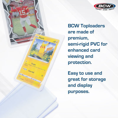 Accessories, BCW: Topload Card Holder Standard 25 Pack