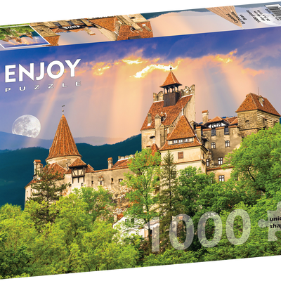 Jigsaw Puzzles, Enjoy Puzzle: Dracula's Castle 1000pc Puzzle