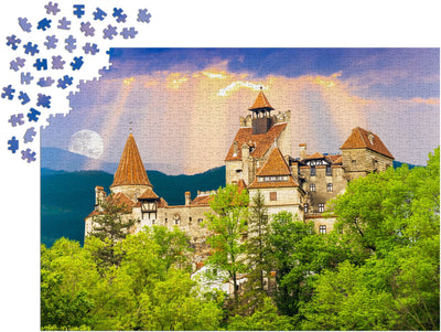 Jigsaw Puzzles, Enjoy Puzzle: Dracula's Castle 1000pc Puzzle