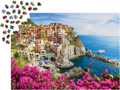 Enjoy Puzzle: Manarola with Flowers Cinque Terre 1000pc Puzzle