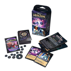 Disney Lorcana TCG: Rise of the Floodborn Starter Deck Amethyst and Steel