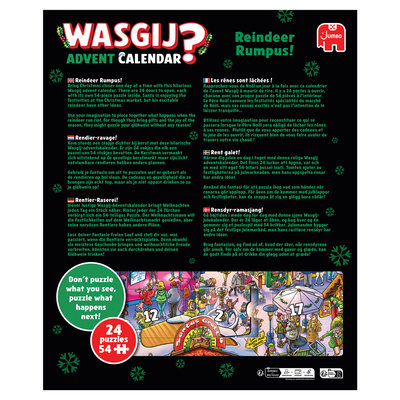 Jigsaw Puzzles, Wasgij Christmas Advent Calendar: Reindeer Rumpus!