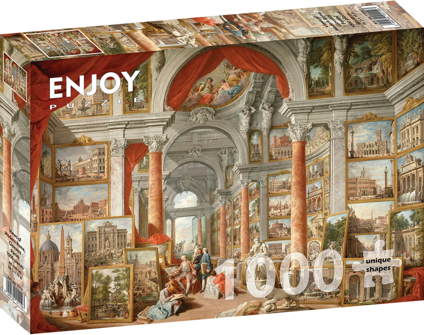 Enjoy Puzzle: Views of Modern Rome by Paolo Panini 1000pc Puzzle