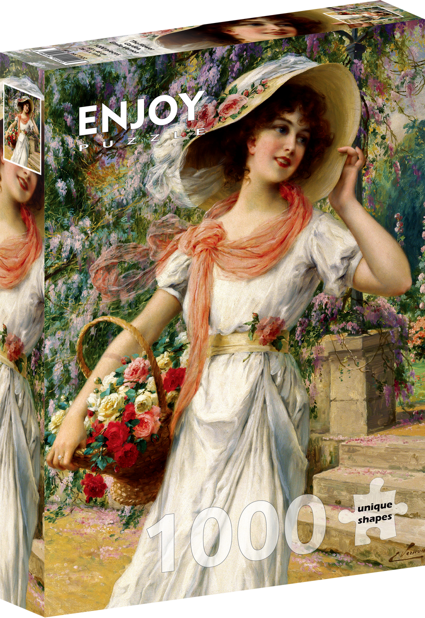 Enjoy Puzzle: The Flower Garden by Emile Vernon 1000pc Puzzle