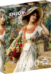 Enjoy Puzzle: The Flower Garden by Emile Vernon 1000pc Puzzle
