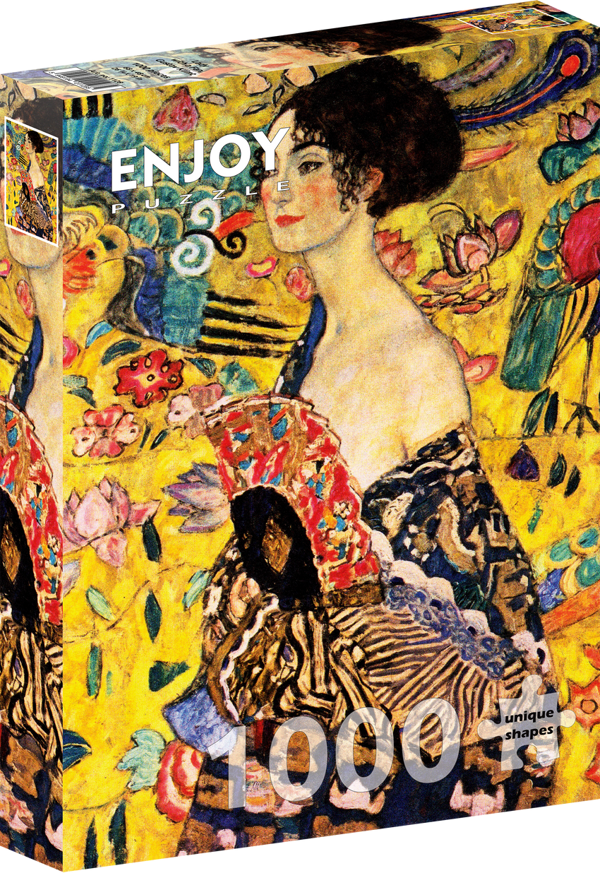 Enjoy Puzzle: Lady with a Fan by Gustav Klimt 1000pc Puzzle