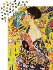 Enjoy Puzzle: Lady with a Fan by Gustav Klimt 1000pc Puzzle